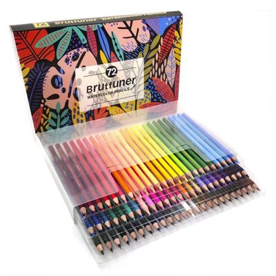 Ensemble professionnel de crayons de couleur aquarelle 72 couleurs. DMAL0013C91Q72