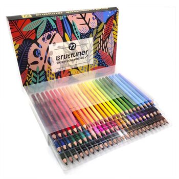 Ensemble professionnel de crayons de couleur aquarelle 72 couleurs. DMAL0013C91Q72 1