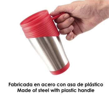 Mug Shary en acier inoxydable d'une capacité de 450 ml DMAG0106C00 3