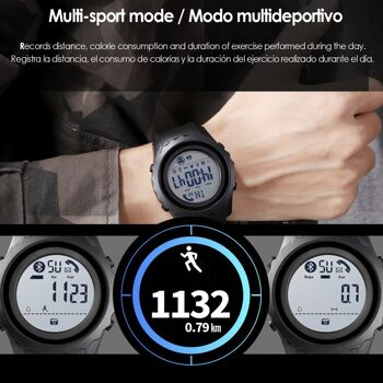 Smartwatch 1626 digital bluetooth avec fonctions avancées DMAD0100C00 4