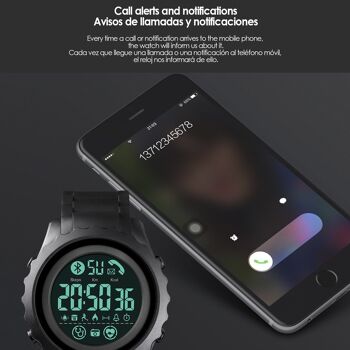 Smartwatch 1626 digital bluetooth avec fonctions avancées DMAD0100C00 5