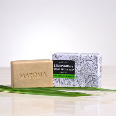 Natural soaps - lemongrass with mango butter