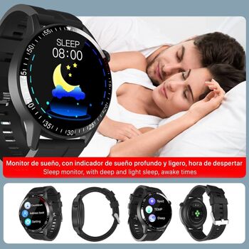 Smartwatch B30 avec mode multisport, moniteur cardiaque et de pression artérielle, notifications. DMAD0186C50 5