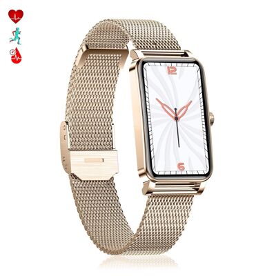 Special sports smartwatch for women ZX19. 12 sports modes, heart monitor, blood O2 and blood pressure. DMAH0120C96