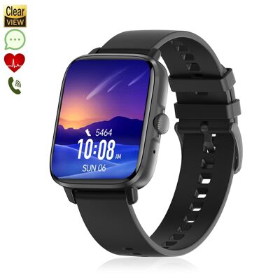 Smartwatch DT102, écran haute résolution. Moniteur cardiaque, ECG, mode multisport. Notifications d'application. DMAN0229C00
