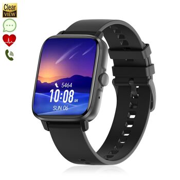 Smartwatch DT102, écran haute résolution. Moniteur cardiaque, ECG, mode multisport. Notifications d'application. DMAN0229C00 1