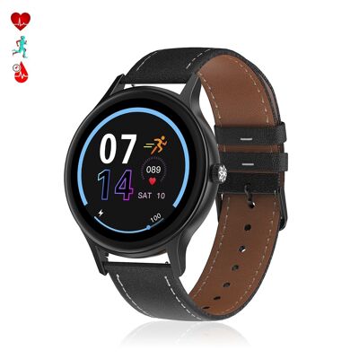 Smartwatch DT66 mit Blutdruck- und Sauerstoffmessgerät. Verschiedene Sportmodi. Benachrichtigungen für iOS und Android. DMAH0158C00