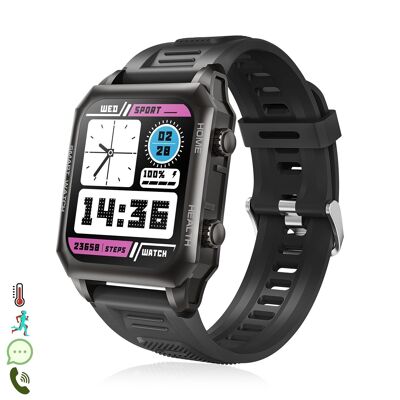 Smartwatch F900 with blood laser treatment, body thermometer, heart monitor and blood O2. Various sports modes. DMAN0016C00