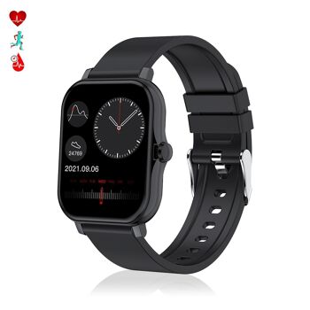 Smartwatch H30 avec tensiomètre et moniteur O2, couronne latérale fonctionnelle, notifications d'application. DMAH0147C00 1