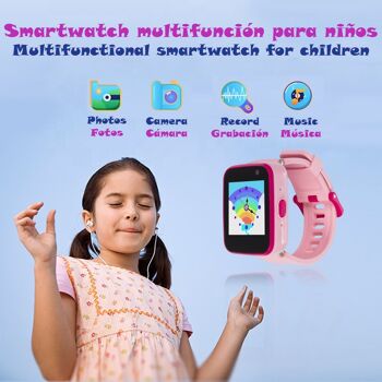 Montre intelligente pour enfants CT5 avec caméra, 5 jeux, enregistreur vocal et lecteur de musique. DMAG0221C55 2
