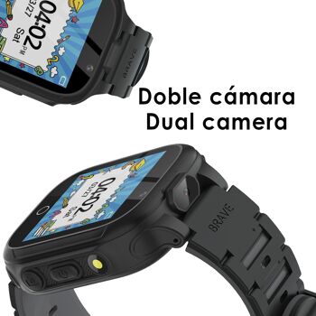 Montre de jeu smartwatch S23 pour enfants, avec 14 jeux, double caméra pour photos et vidéo. DMAK0630C00 5