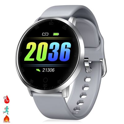 Smartwatch K12 con monitor della pressione sanguigna, del cuore, dell'ossigeno e della modalità multisport. DMAD0193C04