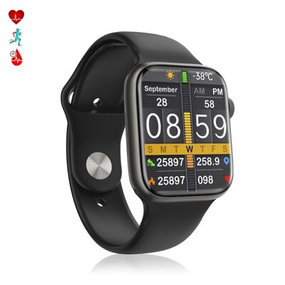 Smartwatch KD07 mit Herzfrequenz-, Blutdruck- und O2-Monitor. 5 Sportmodi. Bluetooth-Anrufe. DMAK0223C00