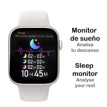 Smartwatch KD07 avec moniteur de fréquence cardiaque, de pression artérielle et d'O2. 5 modes sportifs. Appels Bluetooth. DMAK0223C01 5