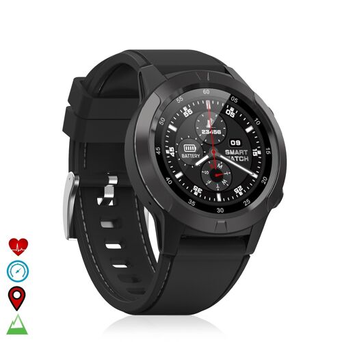 Smartwatch M4S con GPS, slot para tarjeta SIM, llamadas, modos multideportivos, monitor cardiaco y de tensión. DMAN0019C00