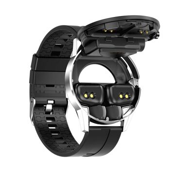 X6 Smartwatch avec écouteurs Bluetooth 5.0 TWS intégrés, tensiomètre et moniteur d'oxygène. DMAG0163C00 2