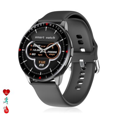Smartwatch Y90 con 8 modalità sportive, O2 e monitor della pressione sanguigna. Notifiche con messaggio sullo schermo. DMAL0003C00