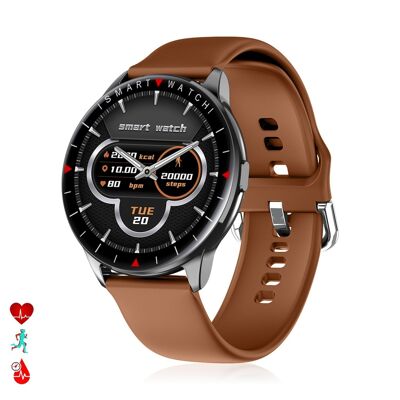 Smartwatch Y90 con 8 modalità sportive, O2 e monitor della pressione sanguigna. Notifiche con messaggio sullo schermo. DMAL0003C45