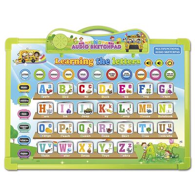 English Learning Drawing Board with 11 Cards DMAL0078C20