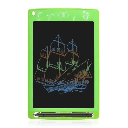 Tableta LCD portátil de dibujo y escritura con fondo multicolor de 8,5 pulgadas DMAB0025C20