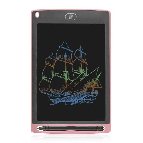 Tableta LCD portátil de dibujo y escritura con fondo multicolor de 8,5 pulgadas DMAB0025C56