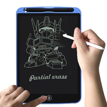 Tablette de dessin et d'écriture LCD portable de 12 pouces avec effacement sélectif et verrouillage d'effacement DMAB0079C30 2