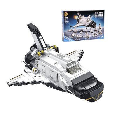 Space Shuttle 12 in 1, with 586 pieces. Build 12 individual models with 2 shapes each. DMAK0307C01