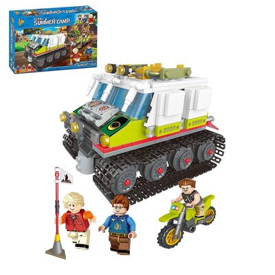 Explorer vehicle and motorcycle, 413 pieces DMAK0427C91