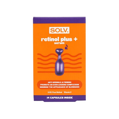 SOLV. Retinol Plus+ Serum 14 Capsules