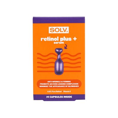 SOLV. Retinol Plus+ Serum 14 Kapseln
