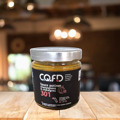 301 Sauce Potiron, champignons & châtaignes (pot 330g)