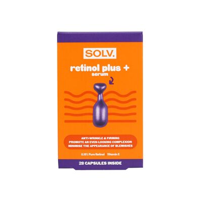 SOLV. Retinol Plus+ Serum 28 Cápsulas