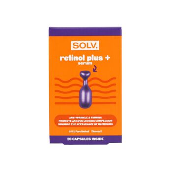 SOLV. Rétinol Plus+ Sérum 28 Gélules 1