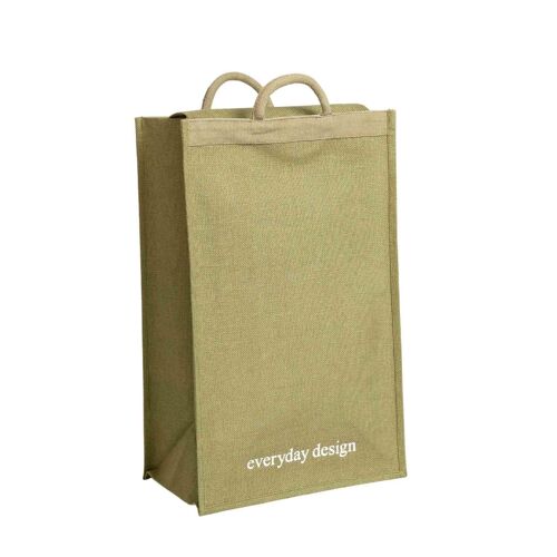 XL-jute bag olive green
