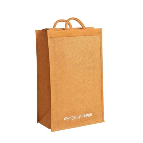 XL-jute bag cinnamon brown