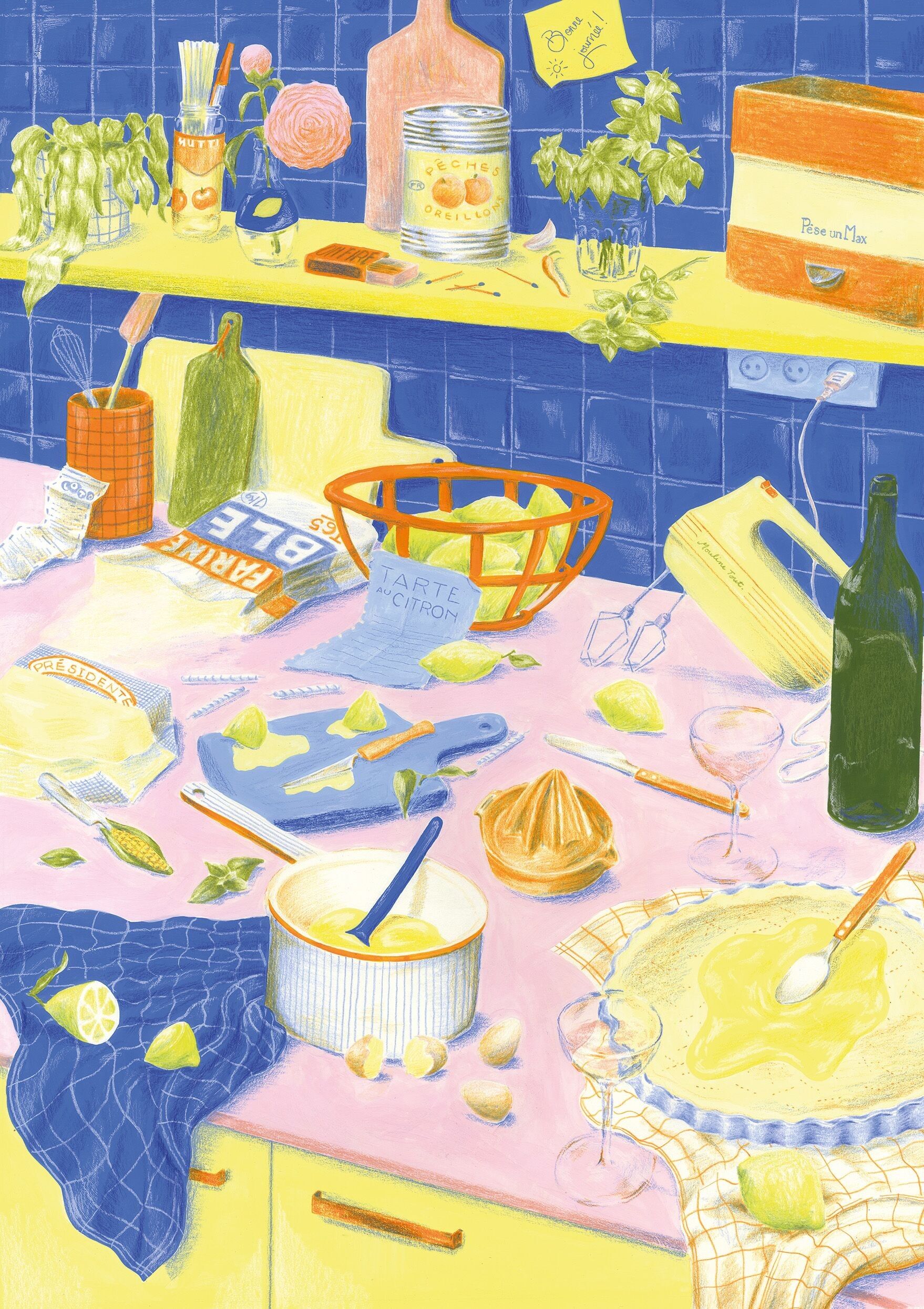 Puzzle tarta de limón 1000 piezas