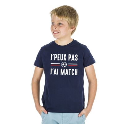 TSHIRT NAVY I CAN'T I HAVE MATCH