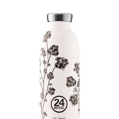 Klimaflasche | Weiße Rose - 500 ml