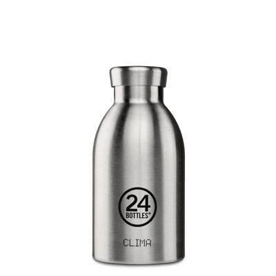Clima Bottle | Brushed Steel - 330 ml