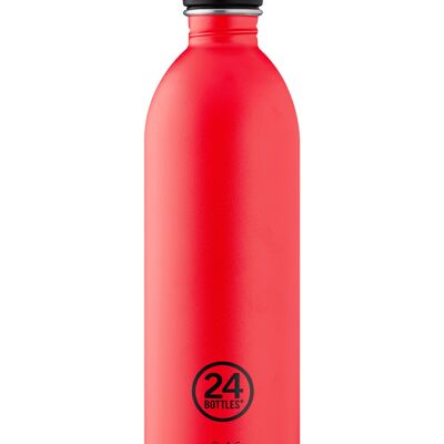 Bouteille urbaine | Rouge vif - 1000 ml