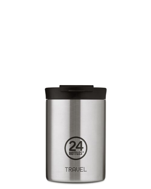 Travel Tumbler | Brushed Steel - 350 ml