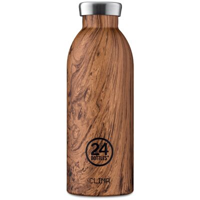 Klimaflasche | Sequoia-Holz - 500 ml