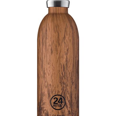 Klimaflasche | Sequoia-Holz - 850 ml