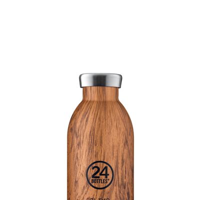 Klimaflasche | Sequoia-Holz - 330 ml