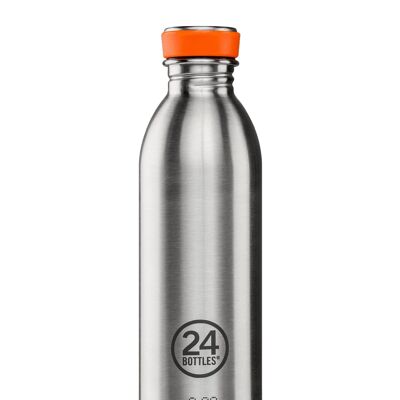 Städtische Flasche | Gebürsteter Stahl - 500 ml