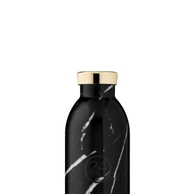 Klimaflasche | Schwarzer Marmor - 330 ml