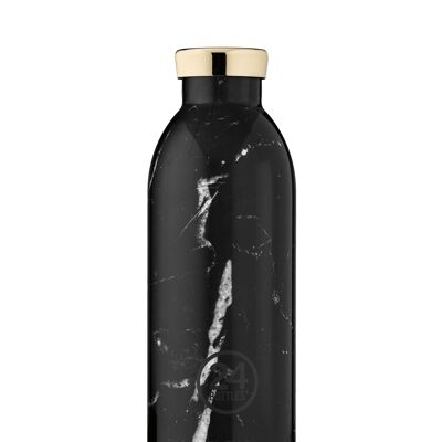 Klimaflasche | Schwarzer Marmor - 500 ml