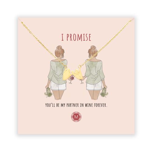 I PROMISE Necklace Gold