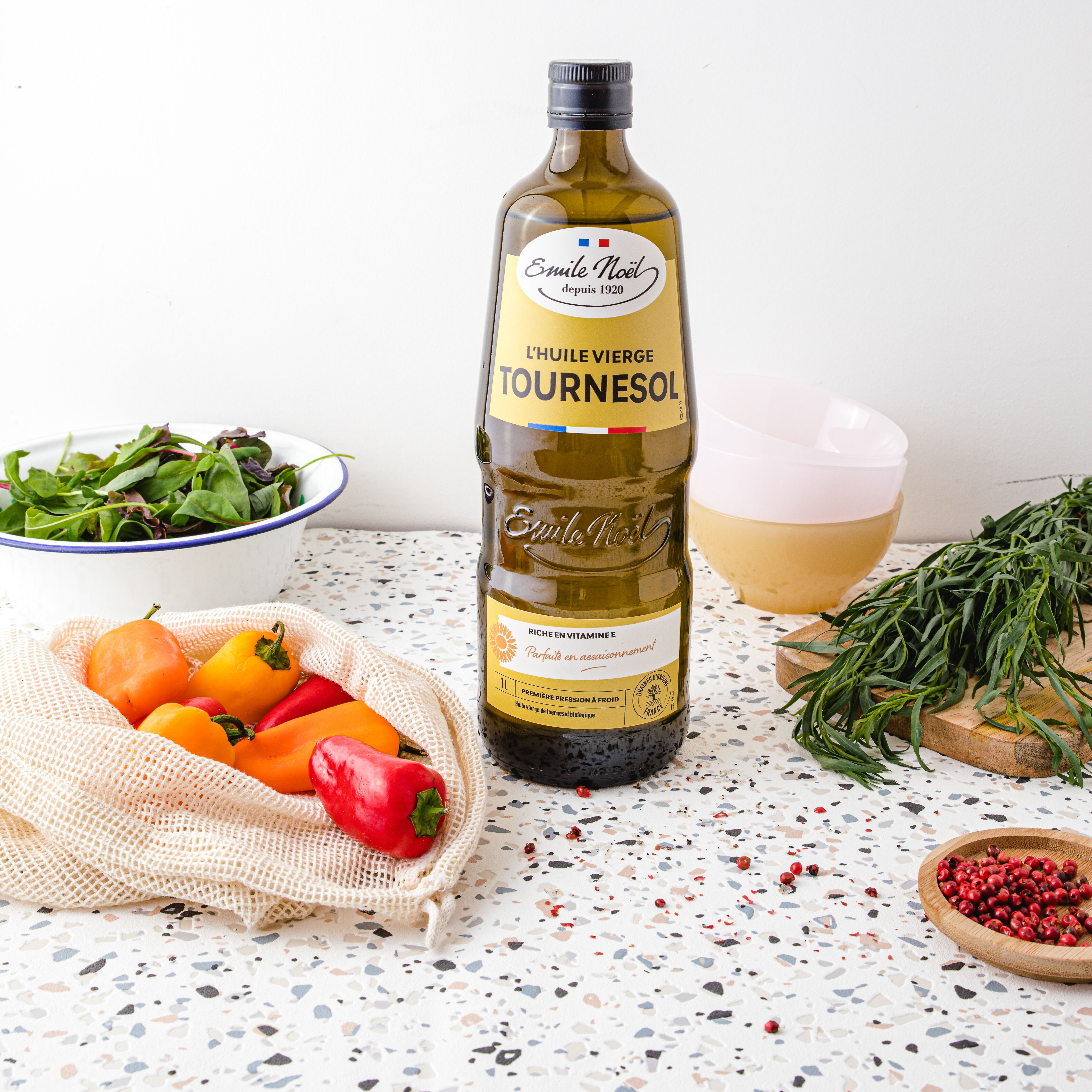 Organic virgin sunflower oil - Origin France 500 ml