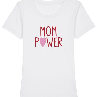 CAMISETA BLANCA MOM POWER MPT